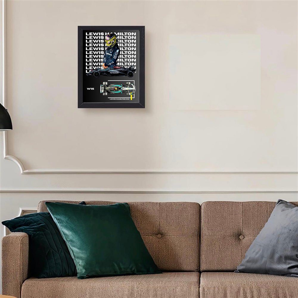Lewis Hamilton — Black Frame Example