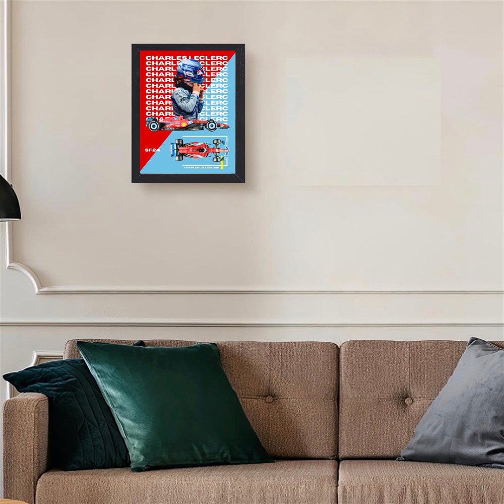Charles Leclerc — Black Frame Example