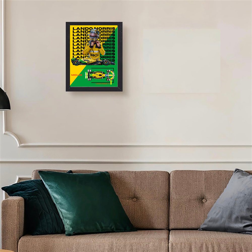 Lando Norris — Black Frame Example