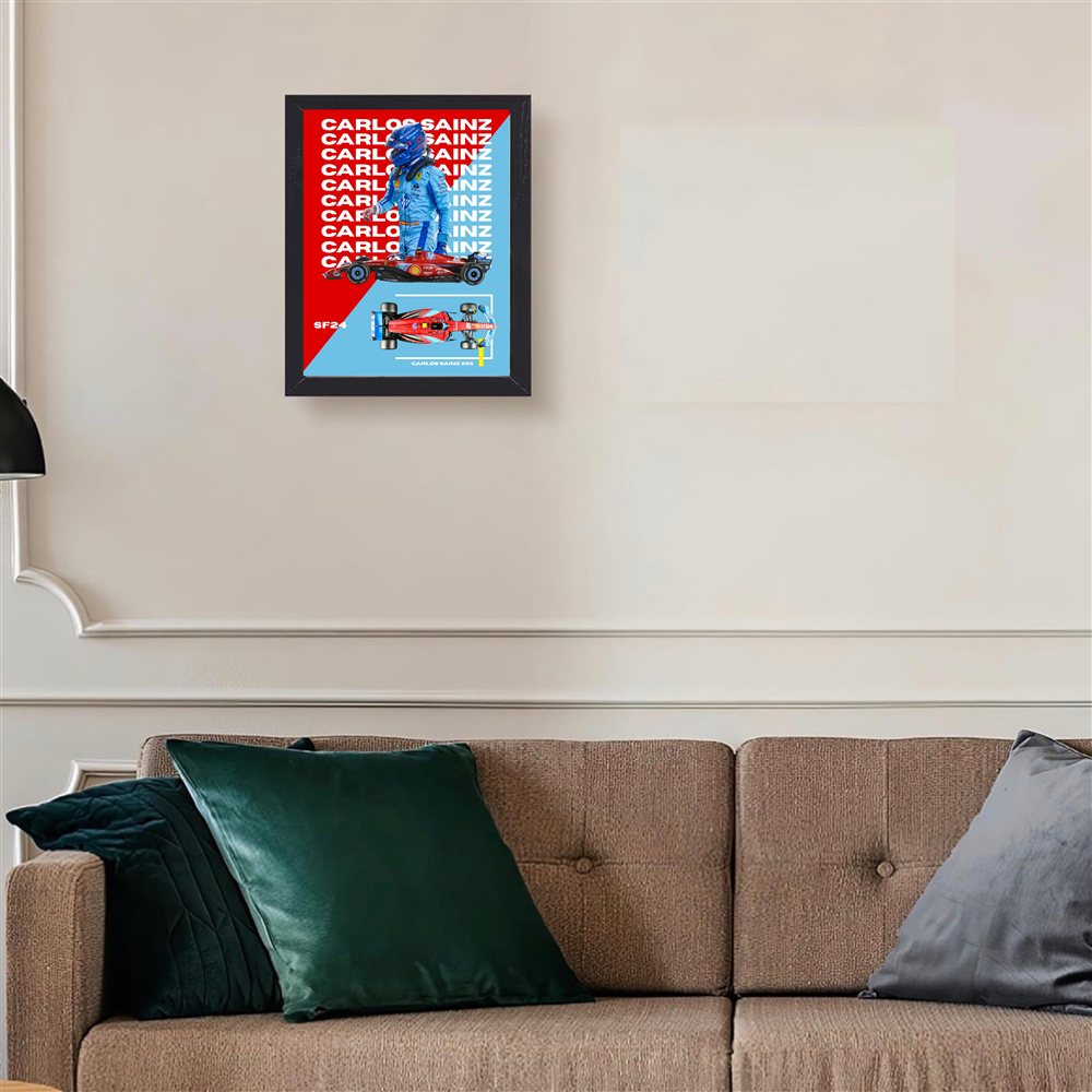 Carlos Sainz — Black Frame Example