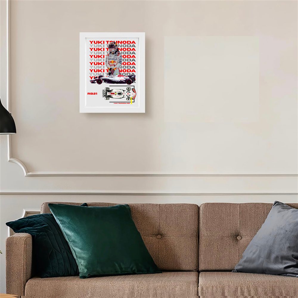 Yuki Tsunoda — White Frame Example
