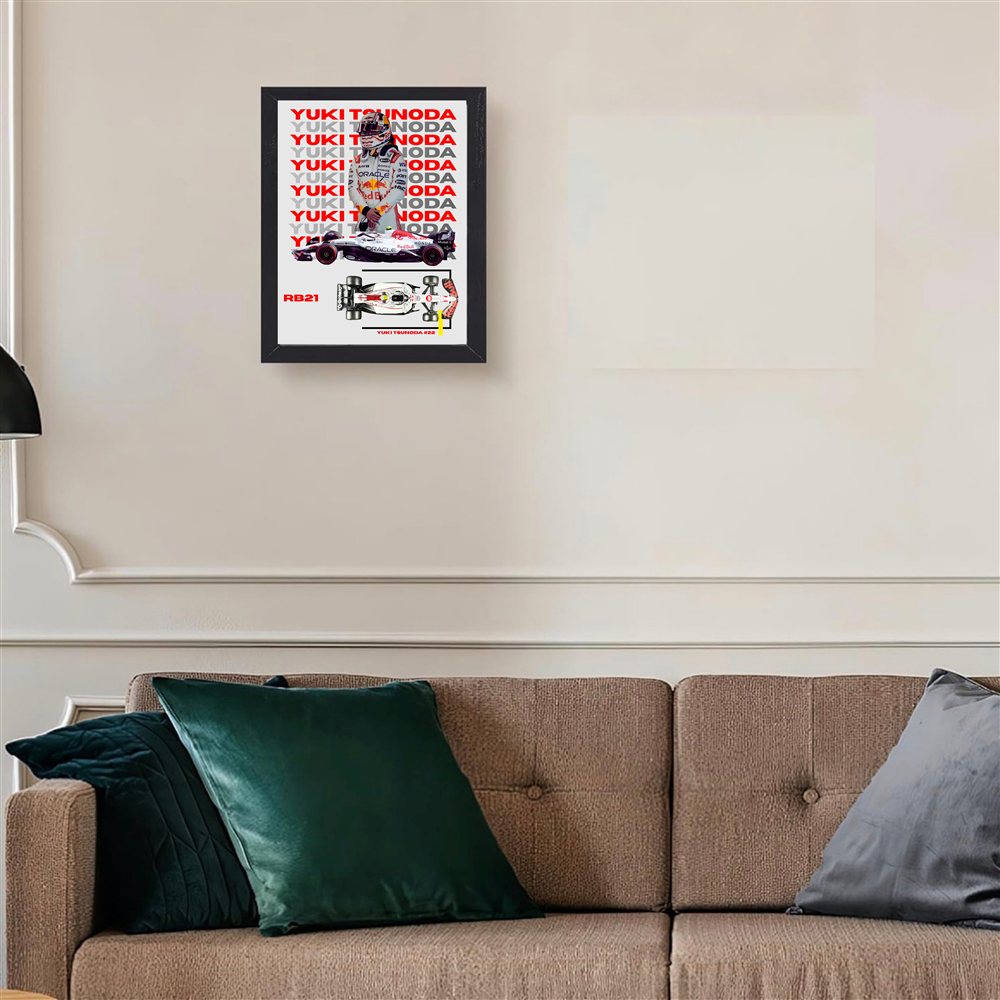 Yuki Tsunoda — Black Frame Example