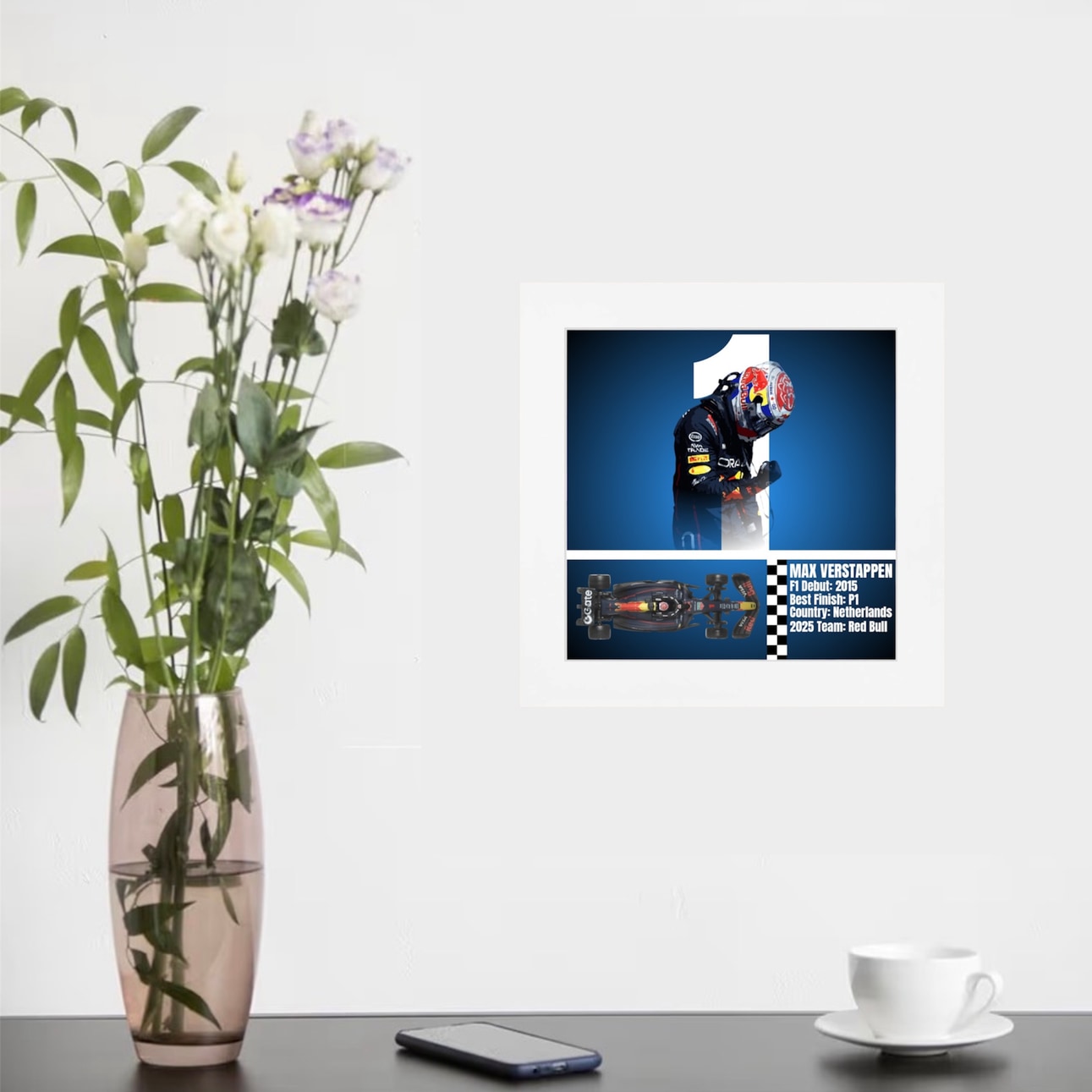 Max Verstappen — White Detail
