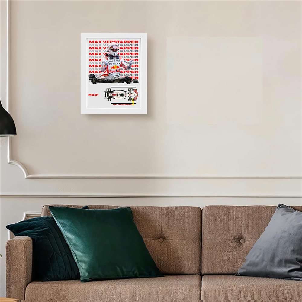 Max Verstappen — White Frame Example