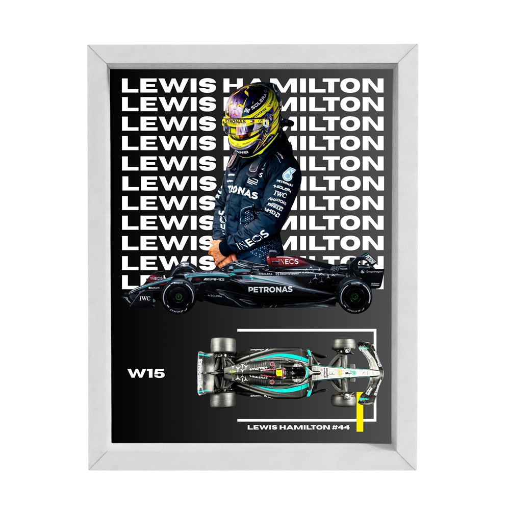 Lewis Hamilton — White Frame