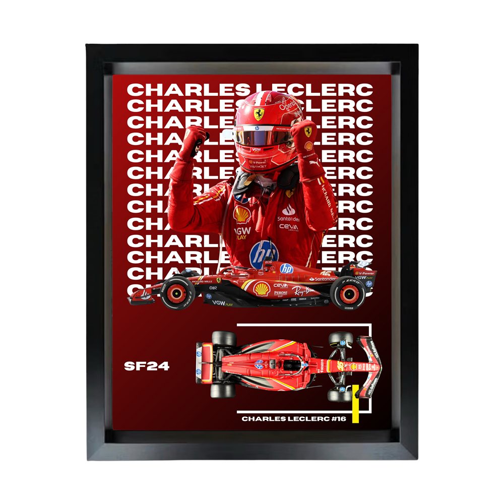 Charles Leclerc — Black Frame