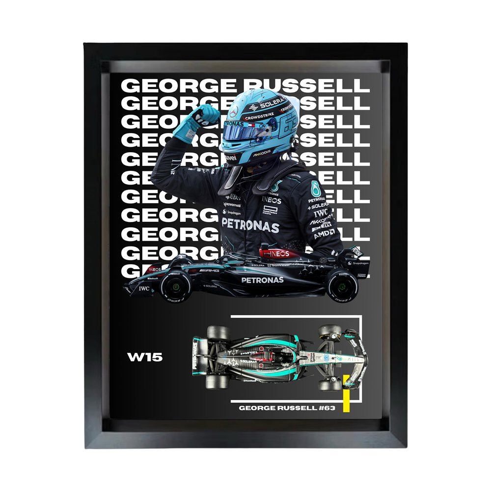 George Russell — Black Frame