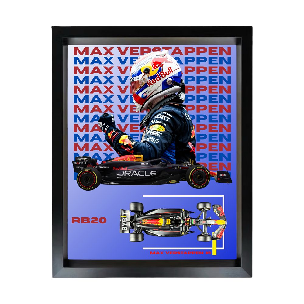 Max Verstappen — Black Frame