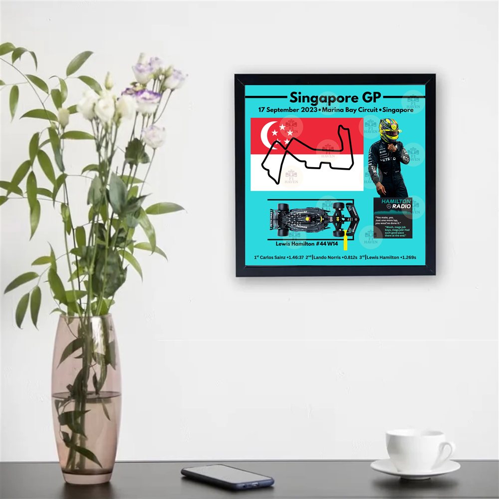Lewis Hamilton — Black Frame Example