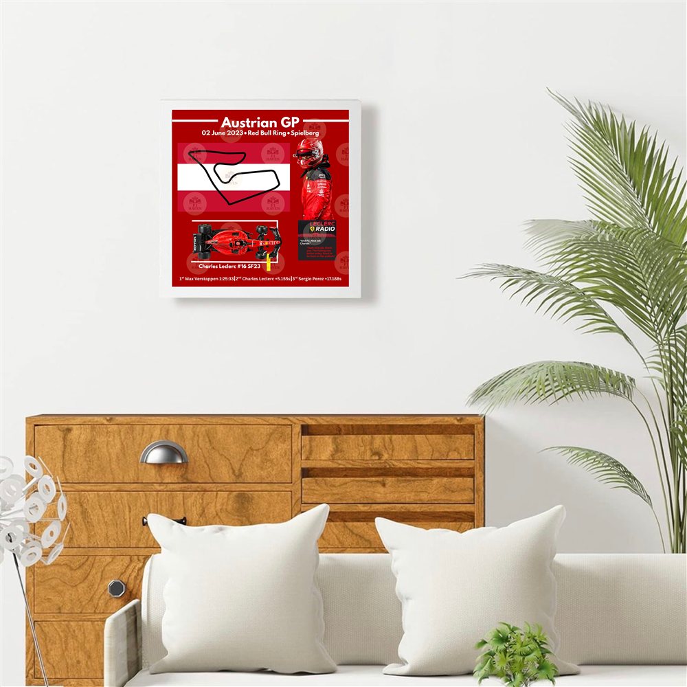 Charles Leclerc — White Frame Example