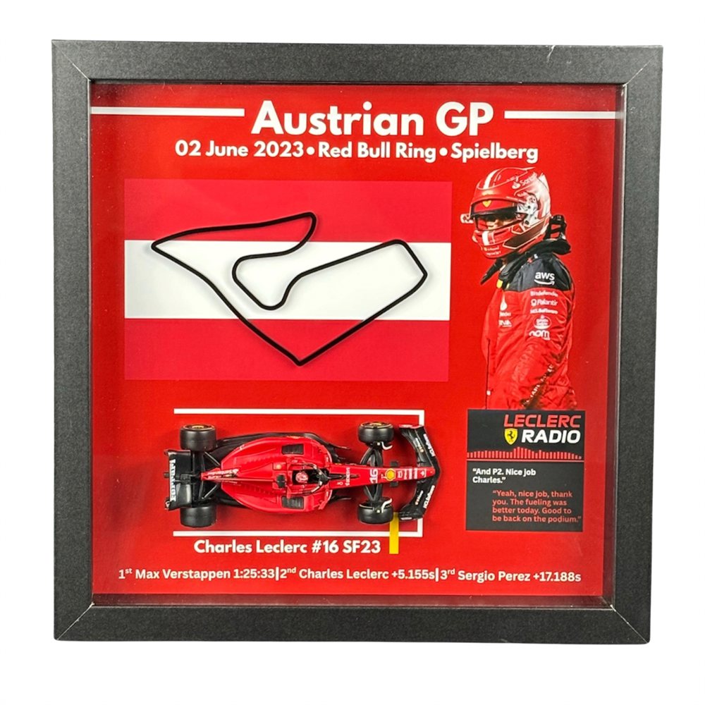 Charles Leclerc — Black Frame