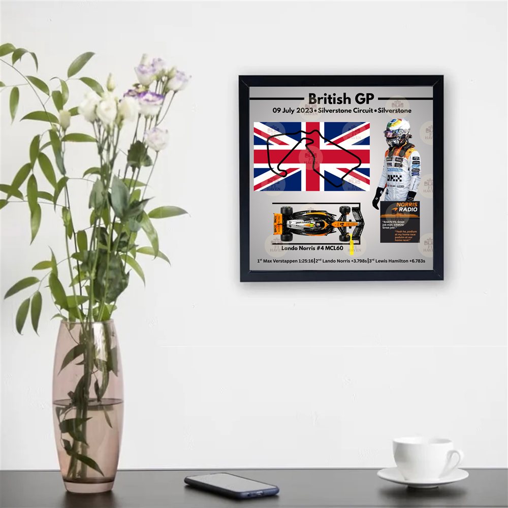 Lando Norris — Black Frame Example