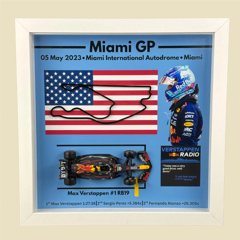 Max Verstappen — White Frame
