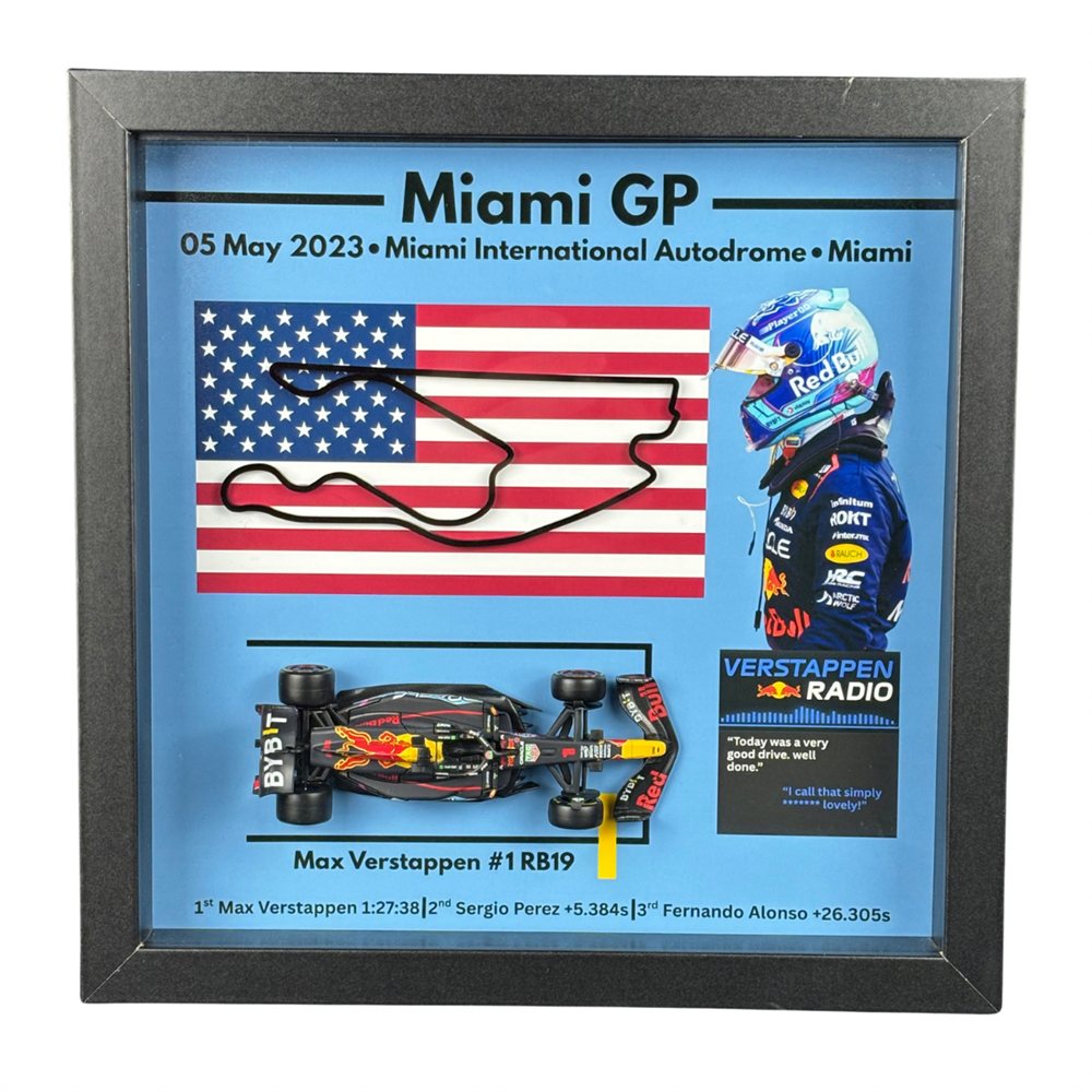 Max Verstappen — Black Frame